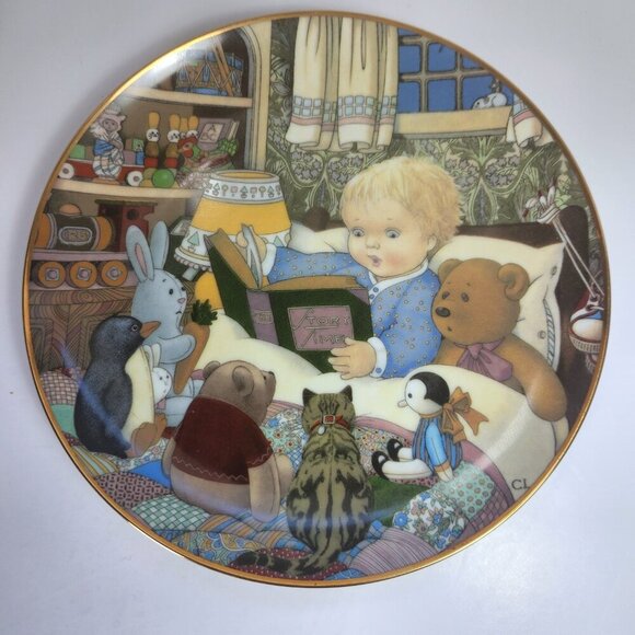 Franklin Mint Carol Lawson Collectors Plates Lot of 4 Teddy Bears Limited Ed - Picture 5 of 8